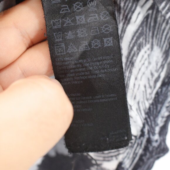 All saints shirt men's small Monteverde floral printed poplin viscose casual fun - Picture 8 of 14